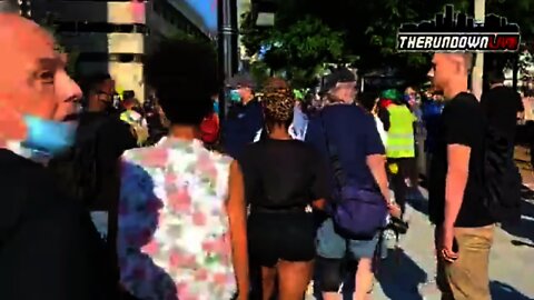 DNC Milwaukee BLM Protesters VS Street Preachers