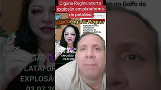 Cigana Regina acerta explosão em plataforma de petróleo no México