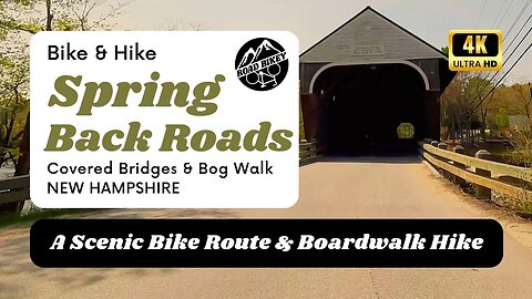 Scenic Back Road Adventure in Rural Small Town New Hampshire | Road Bikey Bike & Hike Getaways E2