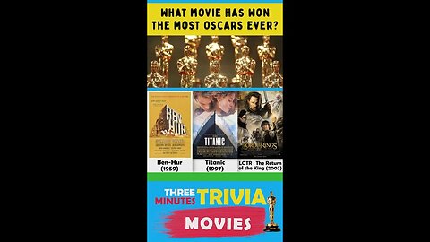 3 Minutes TRIVIA - MOVIES #2 - Oscars