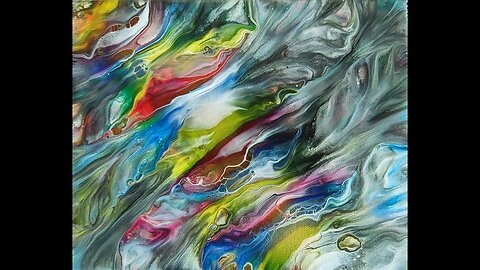 110 - "Pivot" - Paint Pouring Blooper - Acrylic Pour - Fluid Art - Abstract Art