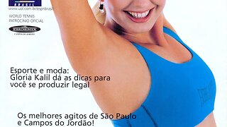 Alessandra Scatena capa da Revista World Tennis em 1998