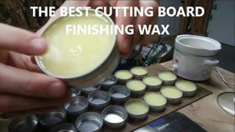 How to Make The Best Cutting Board Finishing Wax | Handcrafted by Frederico Giaconia