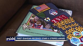 First Idahoan receives Stars and Stripes award