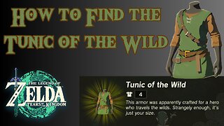 How to Find the Tunic of the Wild in The Legend of Zelda: Tears of the Kingdom!!! #totk
