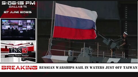 Russian warships sail in waters just off Taiwan