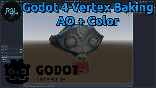 Godot 4 Tutorial | Baking Vertex AO and Color Data Into Meshes Using Blender And Godot
