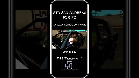 GTA: San Andreas - Thunderstorm (Cheat for PC)