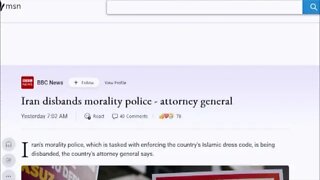 Iran disbands Morality police #shorts