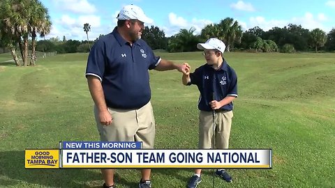 Father-son duo win Special Olympics golf title