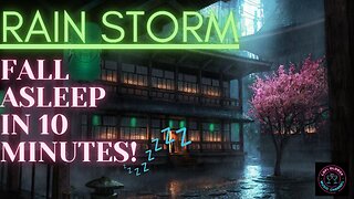 Relax and fall asleep to a calming rain storm.