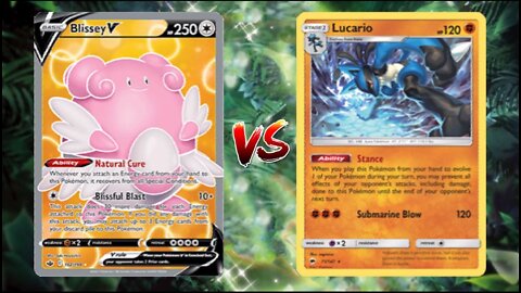 Pokemon TCG Online Expanded Blissey V VS Lucario!!