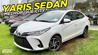 MOVO TOYOTA YARIS XLS SEDAN 1.5 FLEX 2023 VERSÃO TOP COM TETO SOLAR + BARATA QUE HONDA CITY TOURING