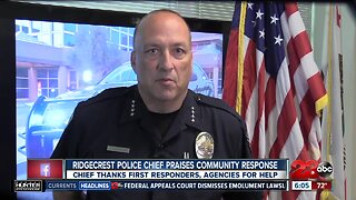 Ridgecrest Police Department Chief Jed McLaughlin has message for the community