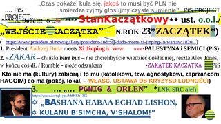 „Czas pokaże, kula się, jakoś to musi być PLN nie śmierdzą żyjmy głosujmy czyste sumienie”