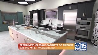 WOW! Check out this dramatic kitchen renovation from Premium Wholesale Cabinets of Arizona