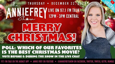 Merry Christmas from The Annie Frey Show! • Annie Frey Show 12/22/22