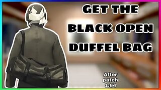 *NEW* How To Get The Black Open Duffel Bag Put It On ANY Outfit (GTA Online)