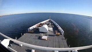 USCGS Stone (WMSL 758) underway for first patrol south of Florida
