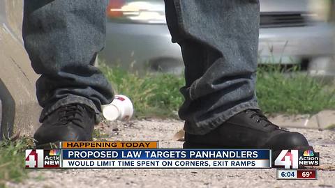 Law would stop panhandlers from spending extended time on corners, exit ramps