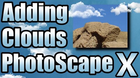 Add Clouds to Any Photo! PhotoScape X Tutorial!