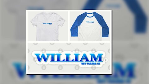 WILLIAM. MY NAME IS WILLIAM. SAMER BRASIL (TEEPUBLIC)