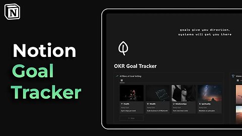 How to create a Notion OKR goal tracker