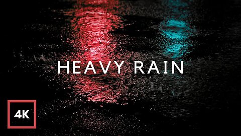 Heavy Rain Sounds for Sleeping & Relaxation | Sleep Fast & Sleep Deep to Heavy Rain Sounds