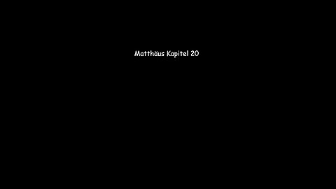 Matthäus Kapitel 20