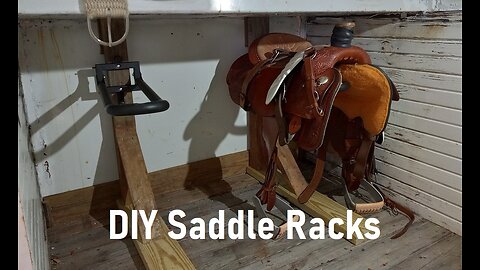 DIY Saddle Racks in a Two Horse Trailer