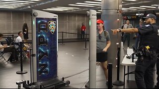 "AI GUN DETECTORS" Unveiled at NYC Subway Station