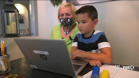 Parents share how first day of virtual learning went