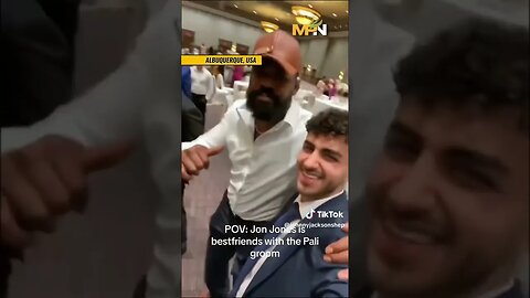 How Jon Jones, UFC World Champion, Dances At A Palestinian Wedding