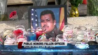 Public viewing for fallen Nogales police officer