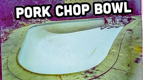 PORK CHOP BOWL #poolskateboarding #poolskating #skateboarding #tobyburger