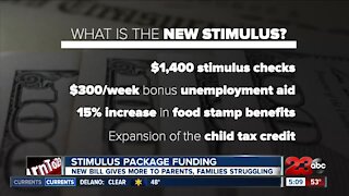 Stimulus Package Funding: New bill gives more to parents, families struggling