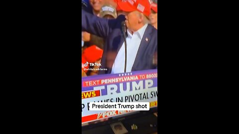 Breaking President Trump shot at rally!