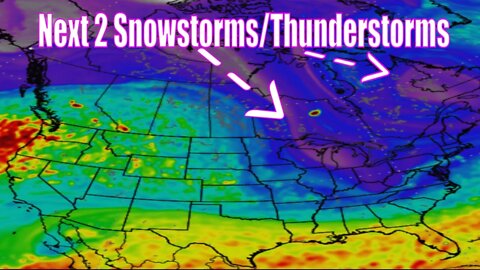 Upcoming 2 Snow storms (Nor'easters) & Thunderstorms, flooding - The WeatherMan Plus Weather Channel
