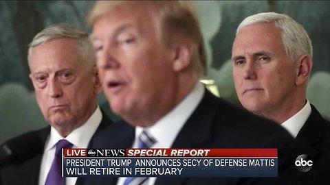 ABC News Special Report: President Trump announces Secretary of Defense Jim Mattis will retire