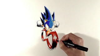 Drawing Sonic the Hedgehog, Super Peel Out!