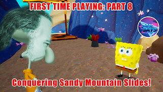 🌊⛰️ Bikini Bottom Adventures: Conquering Sandy Mountain Slides! 🏖️🎢