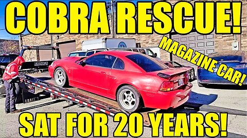 I Bought An Abandoned 17k Mile SVT Cobra With 850 HP That Sat For 20 Years! Mystery Mustang!