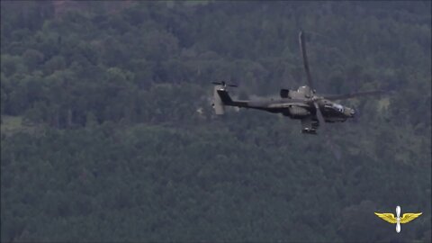 Fort Rucker Joint Training Exercise with UH-64 Apache Helicopters