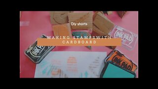 ABSTRACT STAMP MAKING WITH CARDBOARD!