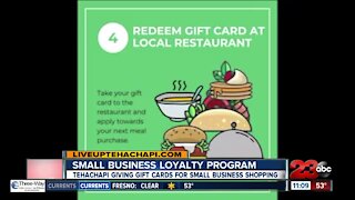 Tehachapi small business loyalty program