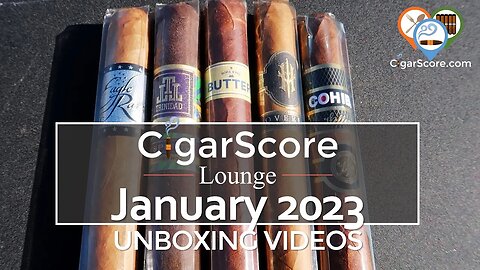 Worth Looking At? UNBOXING the ADVENTURE CLUB from CigarScore Lounge - January 2023