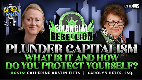 Catherine Austin Fitts -Plunder Capitalism - What Is It and How do You Protect Yourself?