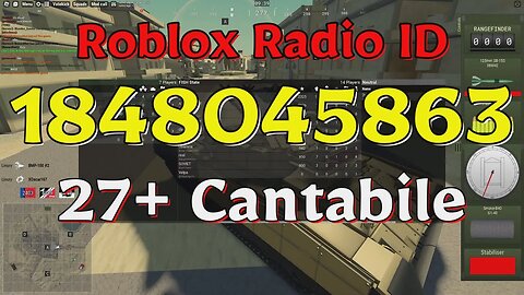 Cantabile Roblox Radio Codes/IDs