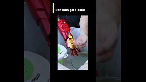 Iron man Gel blaster creation.#shorts #shortsvideo
