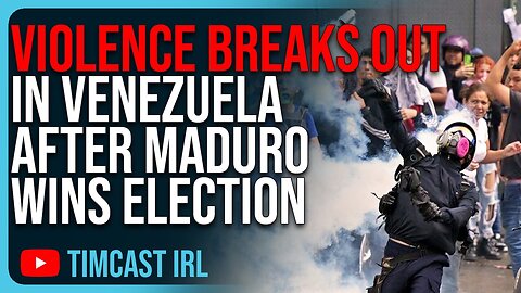 Violence BREAKS OUT In Venezuela After Maduro Wins Election, Civil War Fears Growing
